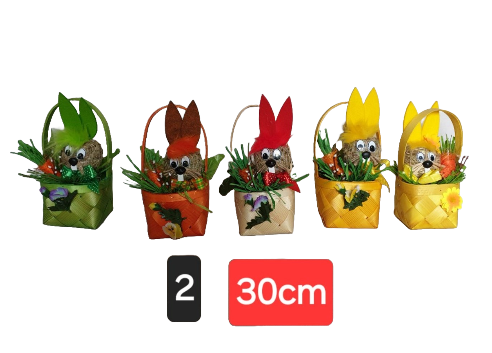 Húsvéti nyuszik 30cm