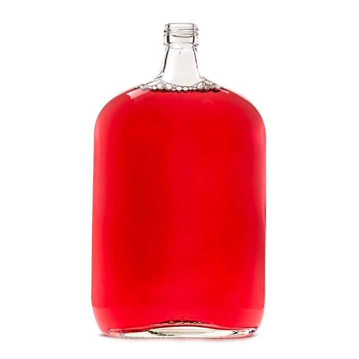 TASCHENFLASCHE 1000 ml-es mellüveges üveg, dugóval